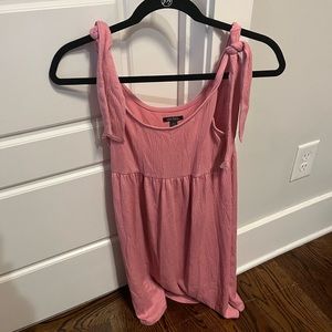 Pink beach cover up dress